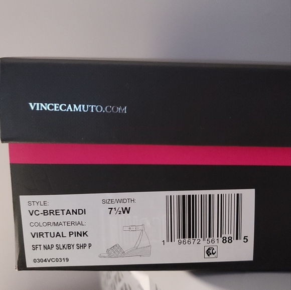 Vince Camuto Adjustable Espadrille Wedge Sandals - Bretandi Women's Size 7.5W - Picture 7 of 7